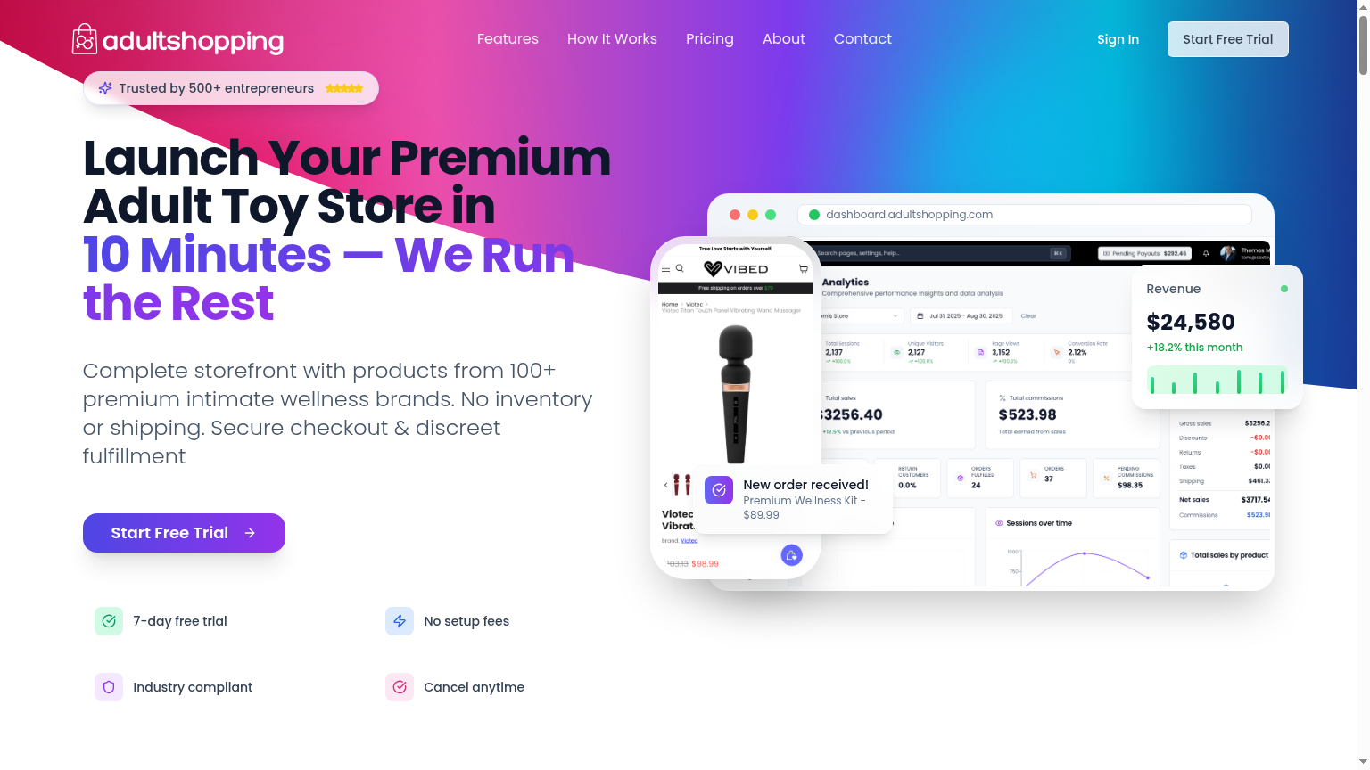 AdultShopping.com homepage preview