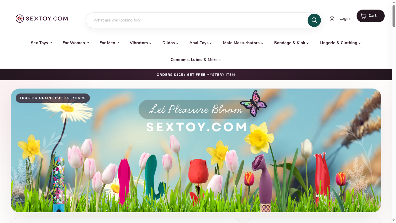 SexToy.com homepage preview